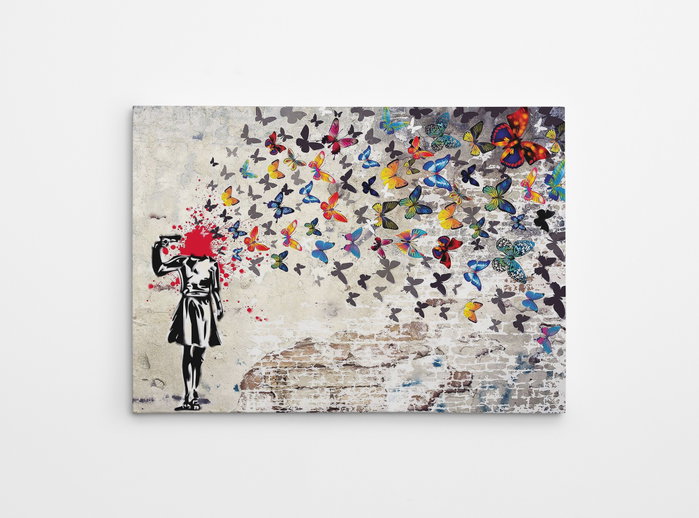 Wallity Lienzo Decorativo Banksy WY51 70 x 100 cm